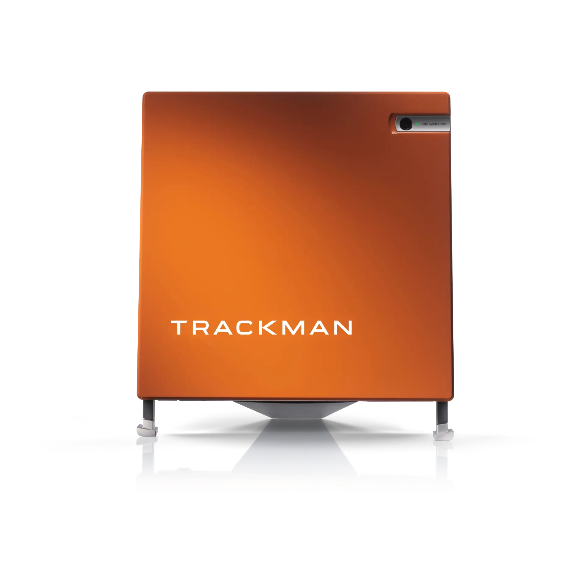 Trackman 4 ball and club tracking radar unit used in the Noah's Ark simulator studio